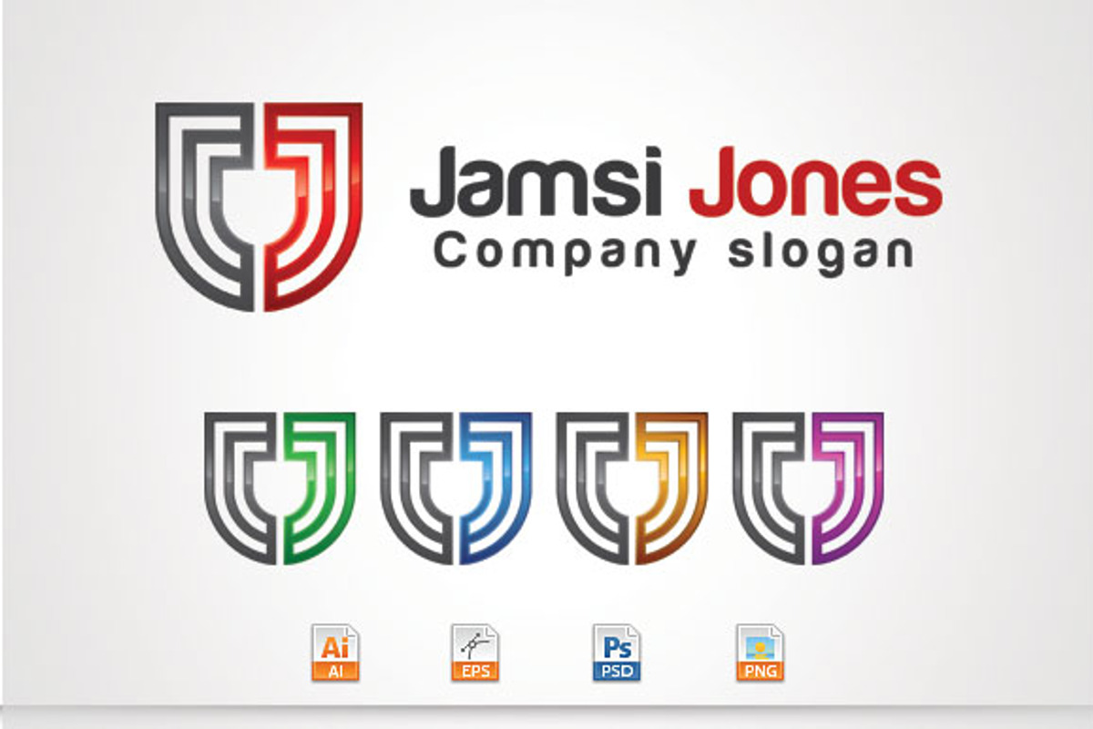 J Letter Logo, a Branding & Logo Template by stock6design (Photo 2 of 5)