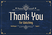 Bhuron, a Blackletter Font by twinstd (Thumbnail 13 of 13)
