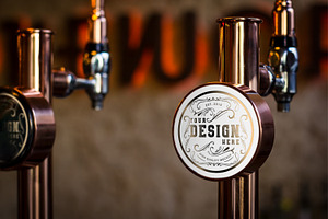 Beer Tap Label Mock-up #09