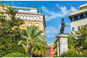 Statue of Diego Velazquez in Seville, Spain, an Architecture Photo by Leonid Andronov