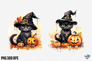 Halloween Black Cat, an Illustration by Gemstone (Thumbnail 11 of 12)