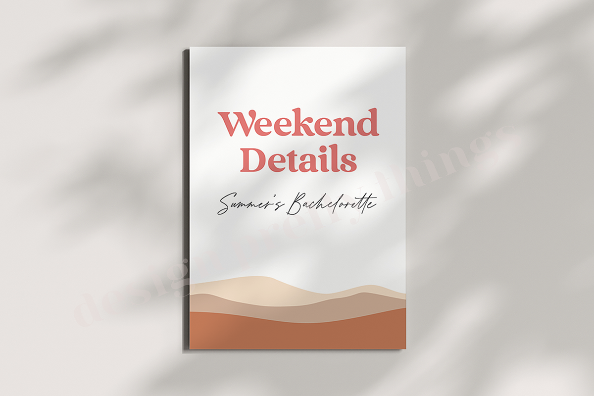 Desert Bachelorette Suite Template, a Templates & Theme by designprettythings (Photo 2 of 5)