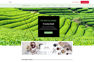 Teatify | Pagefly Shopify Template