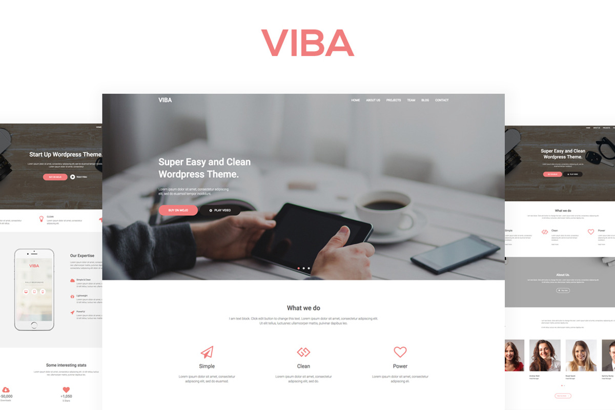VIBA - Start Up Wordpress Theme, a WordPress Template by webavenue