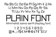 Plain Minimalist Sans Serif Font, a Sans Serif Font by Oleg Tokarev Art (Thumbnail 2 of 2)