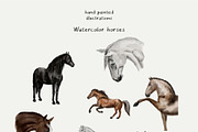 Freedom. Hand painted - horses., an Animal Illustration by Youksy (Thumbnail 2 of 8)