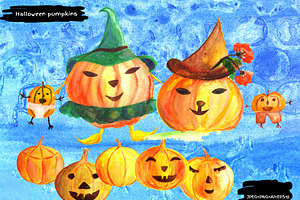 Cute Halloween Pumpkins