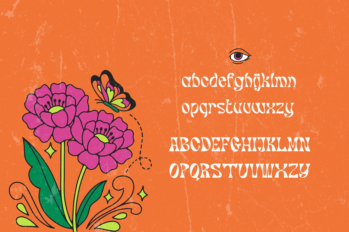 Maverick - Groovy 1960's Typeface, a Sans Serif Font by HipFonts (Photo 6 of 9)