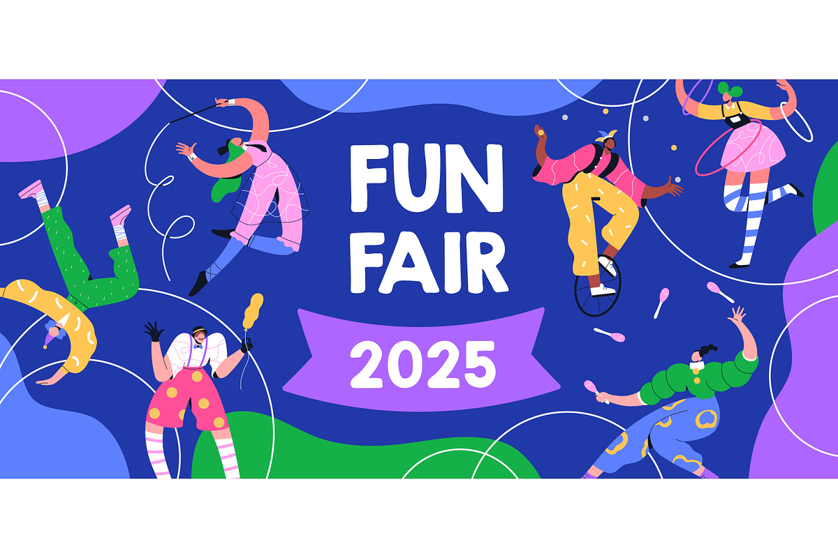 Carnival, circus show poster, banner, a Background Graphic by Good Studio (Photo 2 of 6)
