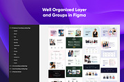 Modern Corporate UI Kit Template, an UI Kit Template by FleexStudio (Thumbnail 4 of 4)
