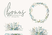 Foliage + Foil - Botanical Clipart, an Illustration by The Autumn Rabbit Ltd (Thumbnail 4 of 11)