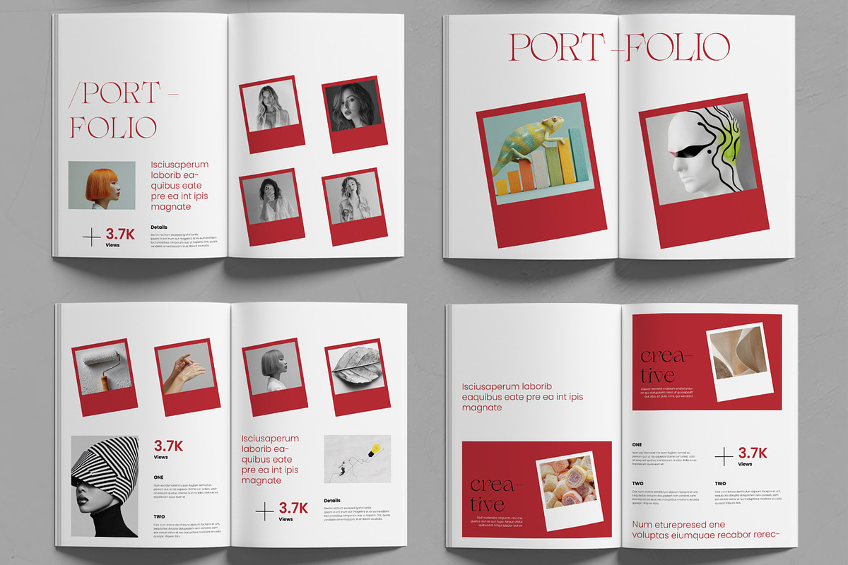 Creative Portfolio Brochure Layout preview 3