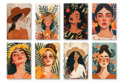 Enchanting Boho Femme Portraits, a Person Illustration by Whimsy Brush Studio (Thumbnail 4 of 5)