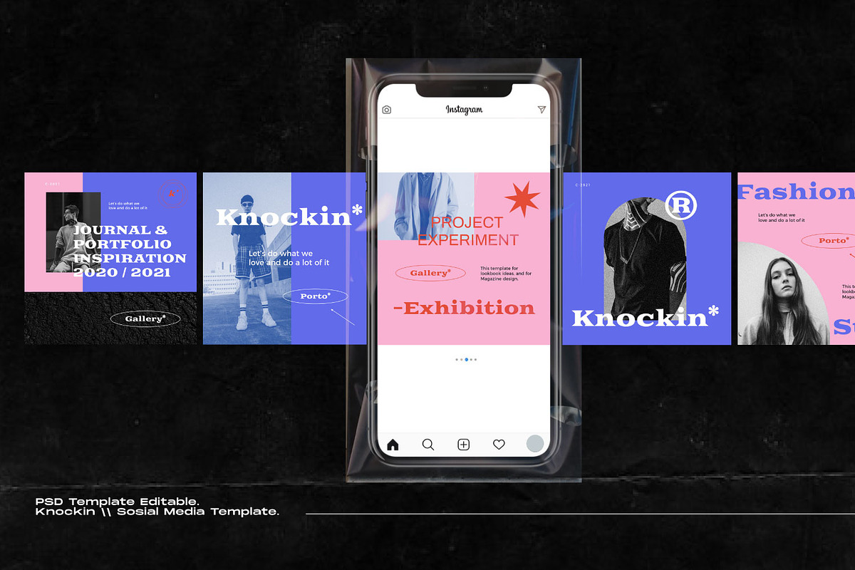 KNOCKIN - New Hype Social Media, a Social Media Template by Dirtytemp Studio (Photo 2 of 14)