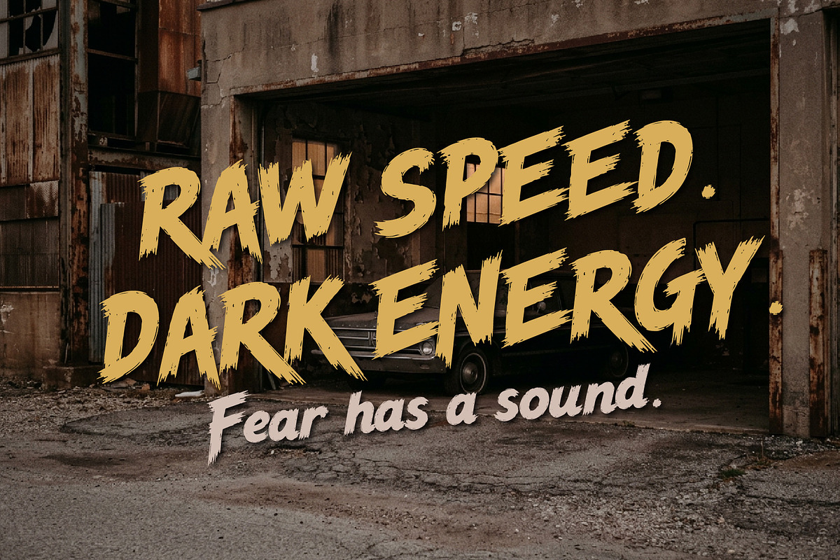 Runster Dread - Raw Intense Font, a Handwritten Font by HypeWorksCo (Photo 6 of 16)