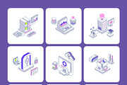 200 Technology and AI Isometric, a Technology Illustration by Vectors Market (Thumbnail 12 of 19)