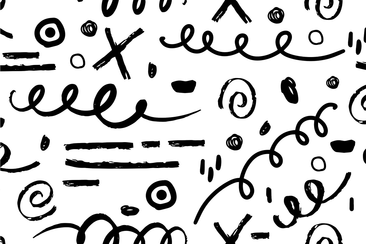 Hand drawn patterns and elements., a Pattern Graphic by Getalo Viktoriia (Photo 13 of 13)