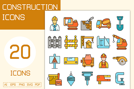 Construction and Engineering Icons