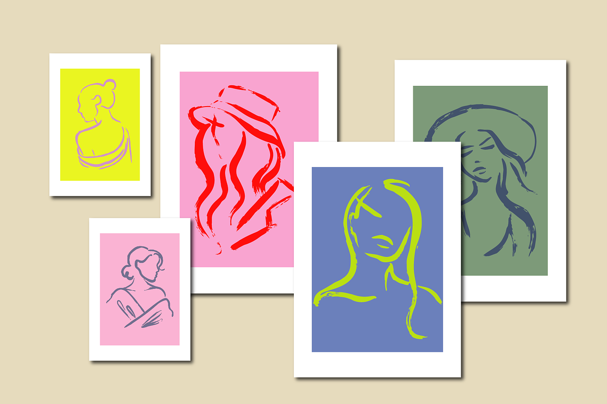 MODERN ART PRINT BUNDLE (50 designs), a Decorative Illustration by Bonfloret Studio (Photo 11 of 15)