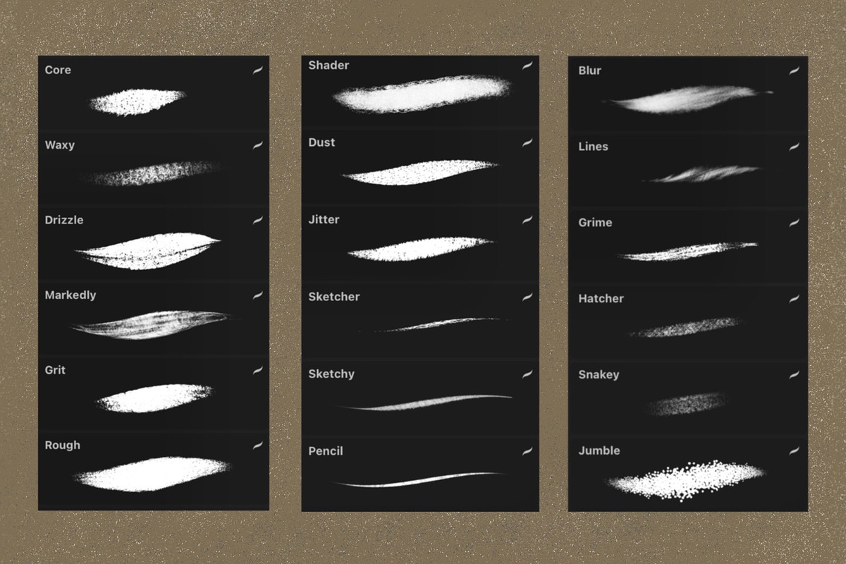 Grunge Procreate Texture Brushes, a Brush Add-On by KJP Designs (Photo 6 of 11)