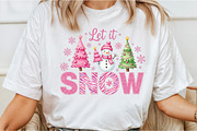 Let It Snow Clipart Christmas PNG, an Illustration by DreamCafeArt (Thumbnail 5 of 6)