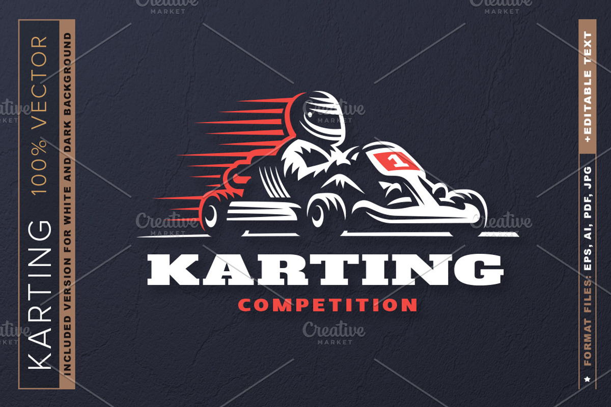 Karting logo, a Branding & Logo Template by SODESIGN (Photo 1 of 2)