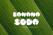 Bubble Display Font - Banana Soda, a Handwritten Font by ZoloDesignHub (Thumbnail 1 of 8)