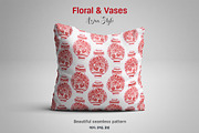 Floral & Vases, a Pattern Graphic by Anastasia (Thumbnail 6 of 11)