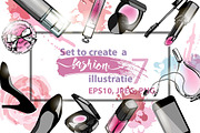 Fashion  Bundle, a Decorative Illustration by Gulnara Khadeeva (Thumbnail 6 of 9)