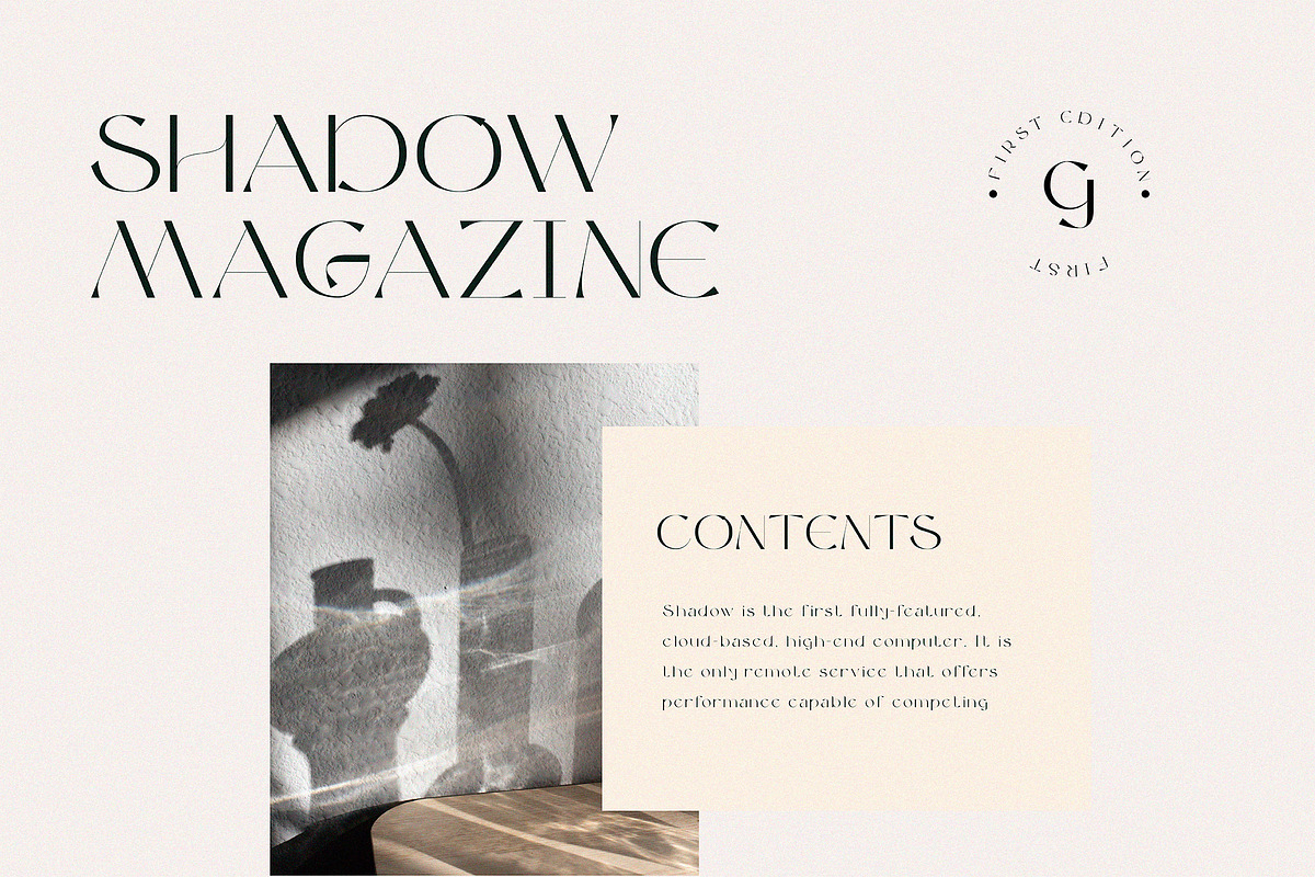 Magès - Modern Serif Typeface, a Serif Font by Graphicfresh (Photo 6 of 10)