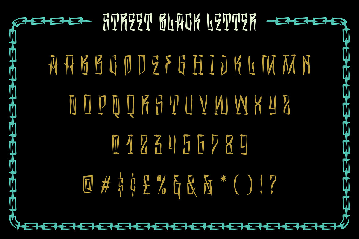 Locals Only Black Letter, a Blackletter Font by Price Foundry (Photo 2 of 10)
