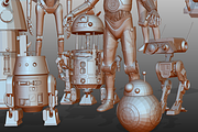STAR WARS DROIDS PACK low poly, a Characters & Person 3D Model by 2$ SHOP (Thumbnail 3 of 16)