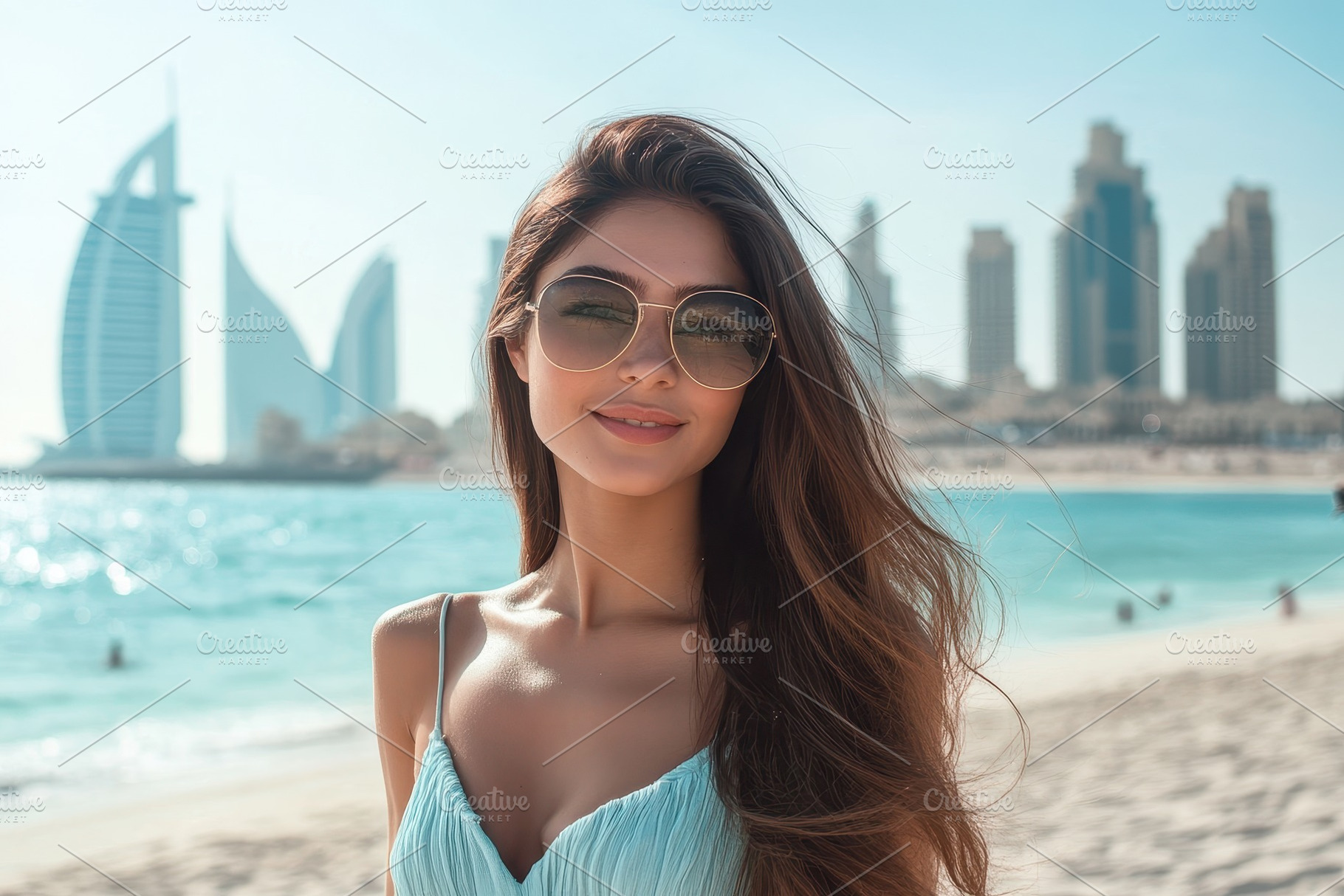 Enjoying a sunny day at the beach in, a Photo by Iftikhar Alam