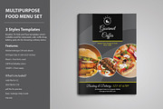 Multipurpose Food Menu Template, a Brochure Template by voryu (Thumbnail 1 of 11)