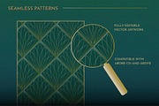 Art Deco Graphics Collection Vol 2, a Decorative Illustration by Wingsart Studio (Thumbnail 10 of 11)