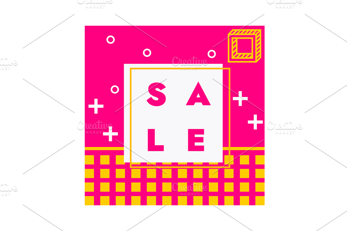 Trendy Abstract Geometric Vector, an Illustration by the8monkey