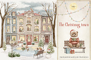 The Christmas town, an Animal Illustration by Mimomy (Thumbnail 1 of 14)