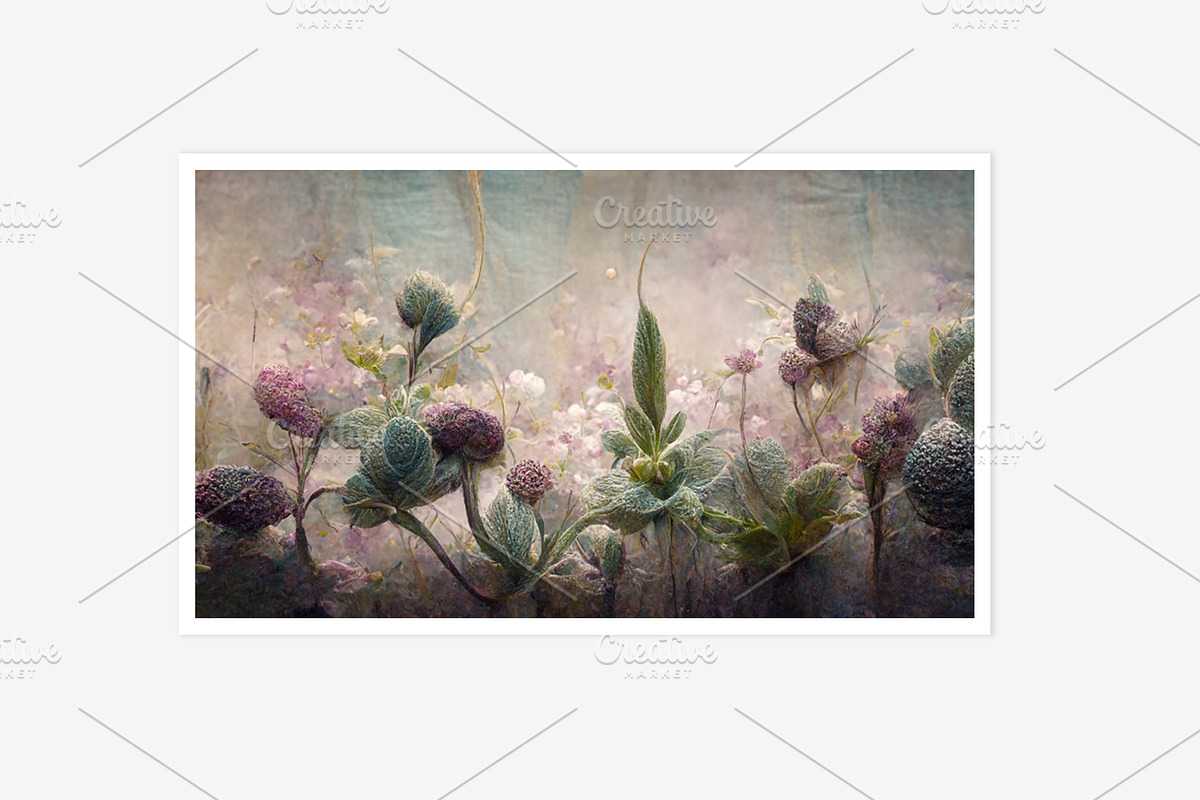 Lyba Collection · Botanical Wall, a Texture Illustration by milatovar (Photo 8 of 13)