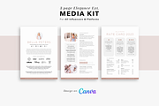3-Page Influencer Media Kit Canva, a Presentation Template by White Dreamers (Thumbnail 1 of 4)