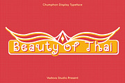 Chumphon – Thailand Style Font, a Sans Serif Font by Vadovastd (Thumbnail 2 of 8)