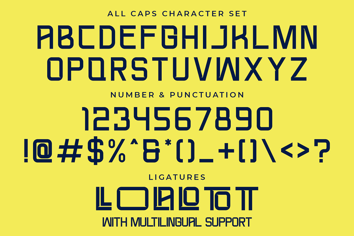 Lorena Display – Sporty Display Font, a Sans Serif Font by Imiftype Studio (Photo 7 of 7)