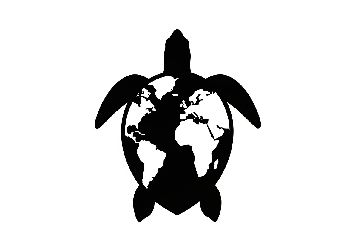 World Map Sea Turtle Bundle, an Illustration by Gaye Art (Photo 3 of 31)