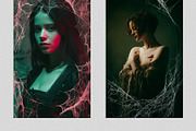 Spooky Spiderweb Overlays, a Texture Graphic by PhotoSpirit (Thumbnail 4 of 8)