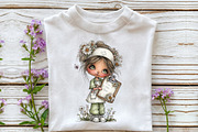 Whimsical Easter Nurse PNG Clipart, an Illustration by OK Design (Thumbnail 6 of 6)