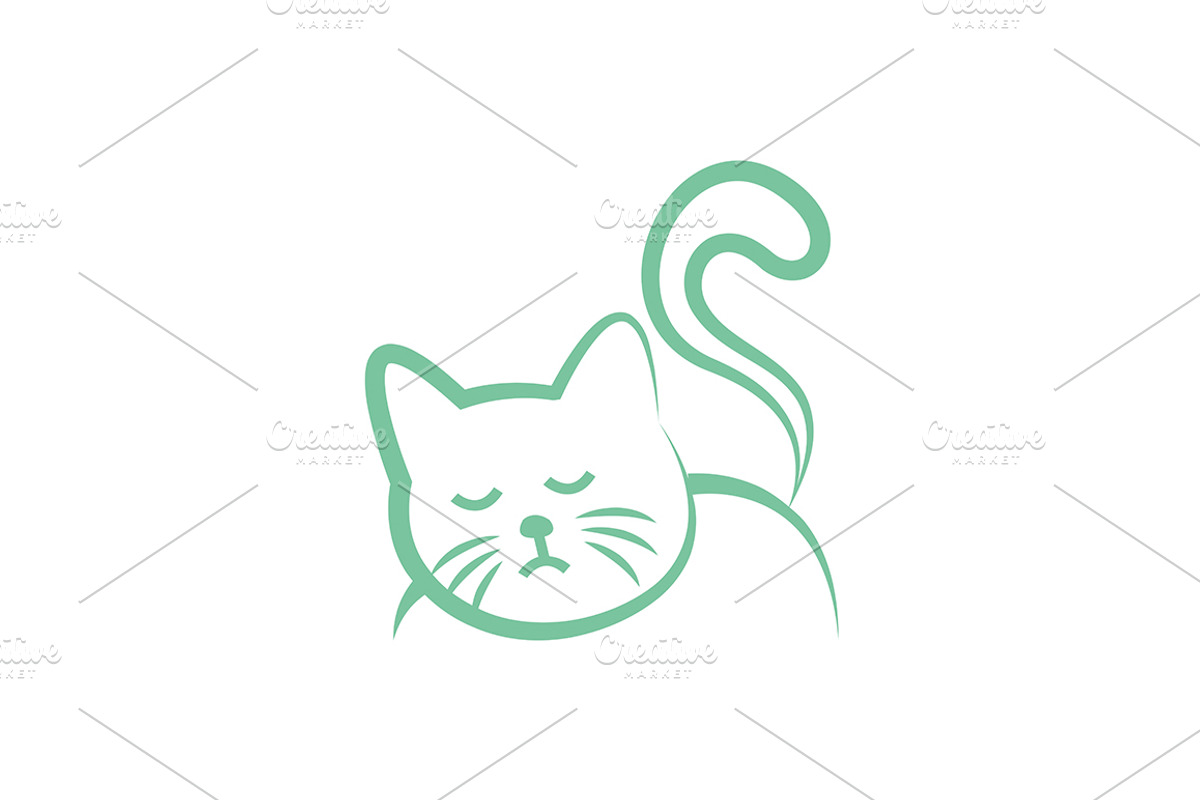 20 Logo Cat Templates Bundle, a Branding & Logo Template by Friendesigns (Photo 18 of 21)