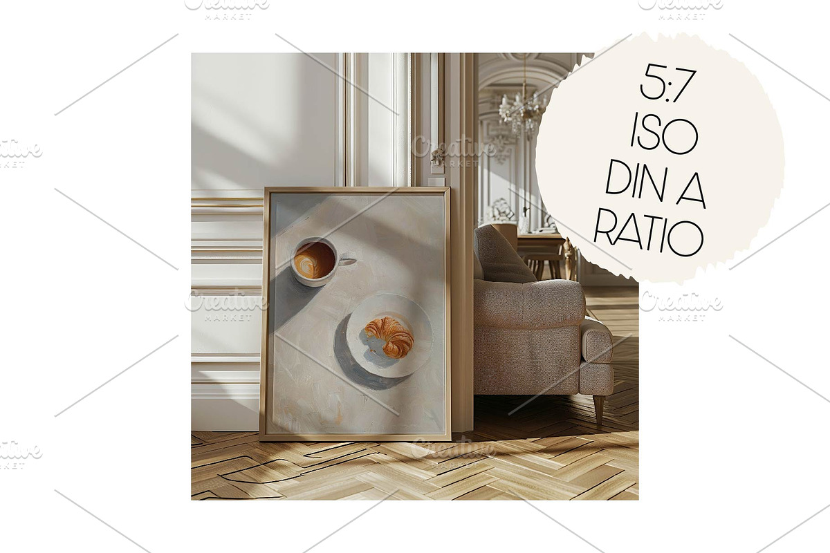 CLOSE UP Elegant Parisian Interior, a Household Mockup by MOAROShop (Photo 4 of 6)