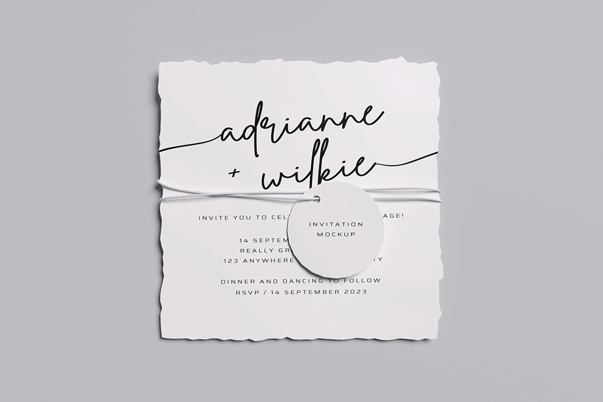 Invitation Mockup, a Product Mockup by Squashy Creative Studio (Photo 2 of 5)