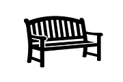 Classic Garden Bench Silhouettes, an Object Graphic by Designs_River (Thumbnail 3 of 3)