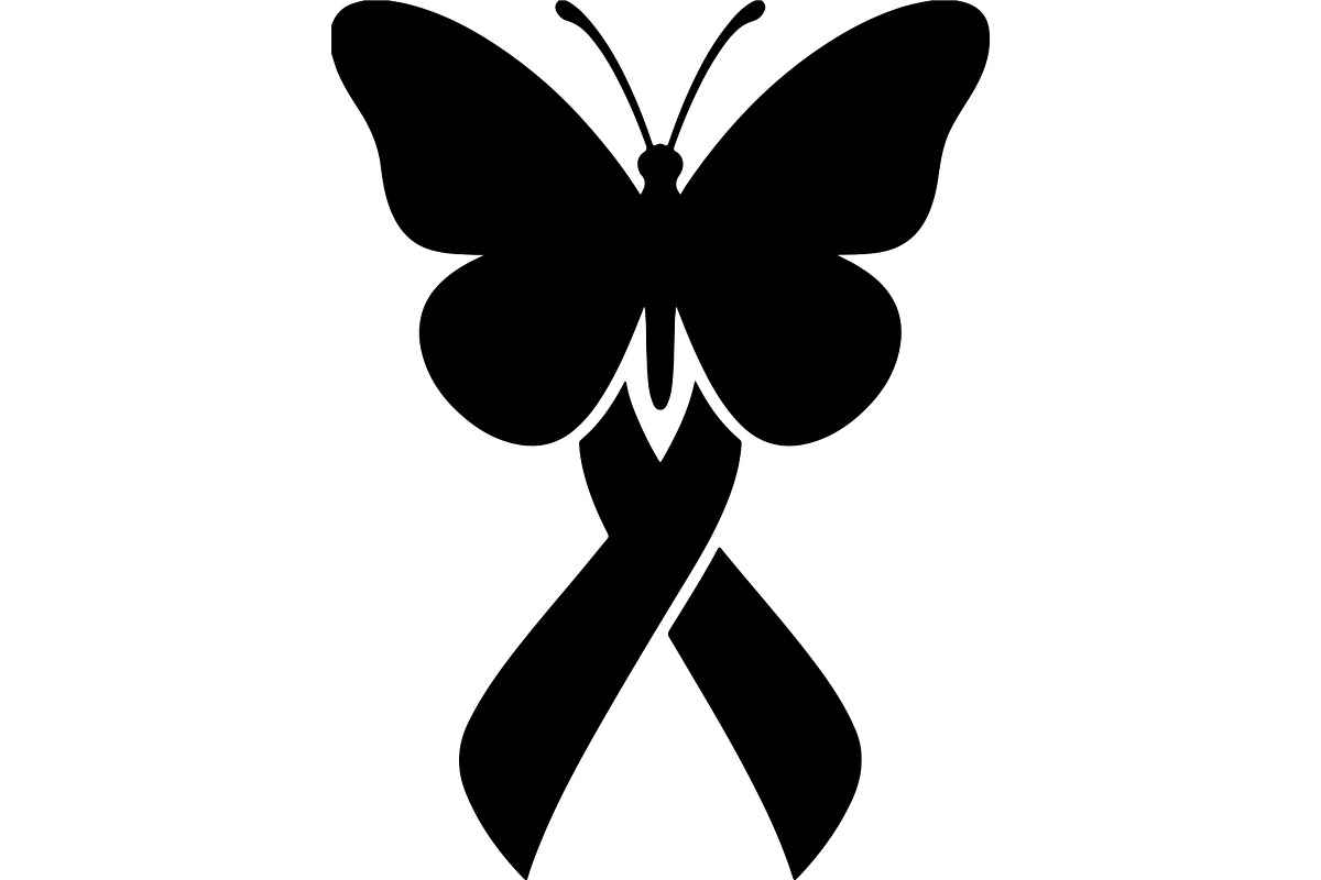 Breast Cancer Ribbon with Butterfly, a Seasonal Illustration by balal (Photo 8 of 17)