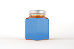 Honey Jar Mockup, a Packaging Mockup by Qaleb Studio